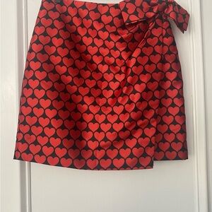 J.Crew heart detail mini skirt